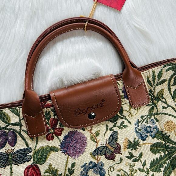 Signare Morning Garden Fold Away Bag - Picture 3 of 6